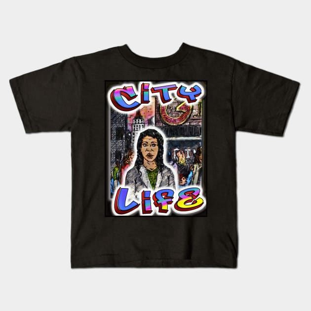 City Life Kids T-Shirt by ImpArtbyTorg
